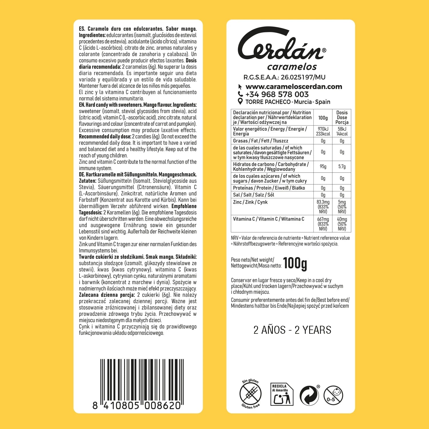 Zuckerfreie Süßigkeiten zur Unterstützung des Immunsystems | Lebensmittelqualität