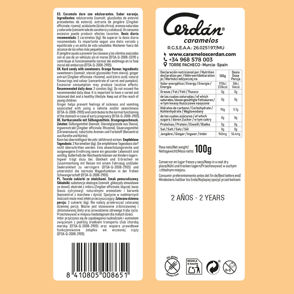 Caramelo sin azúcar Travel Motion Sickness | Food Grade