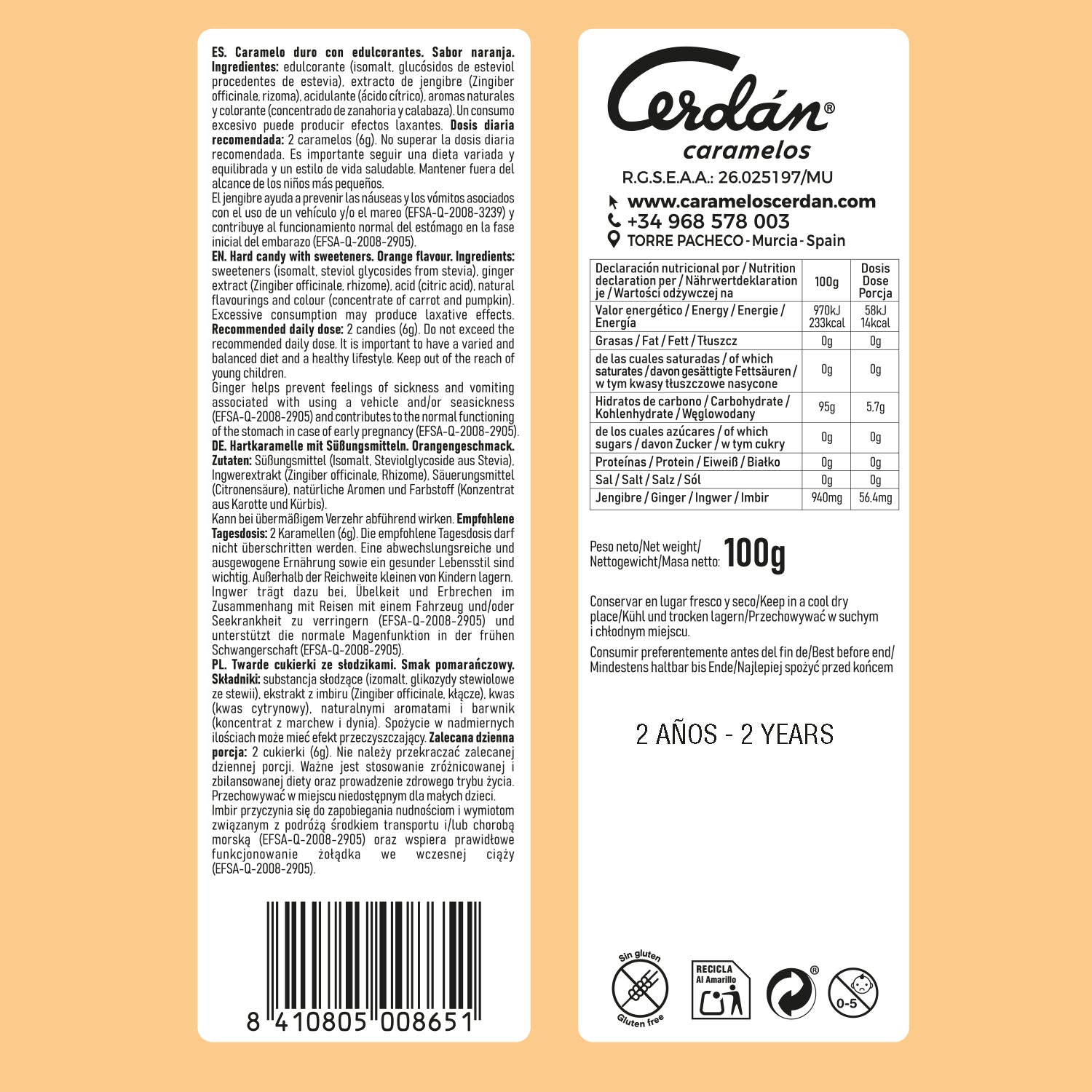 Caramelo sin azúcar Travel Motion Sickness | Food Grade