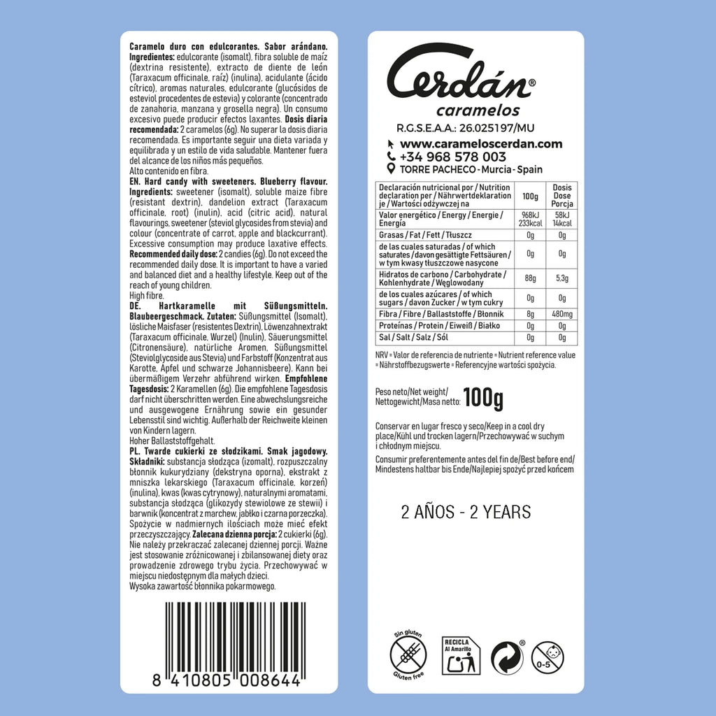 Bonbons sans sucre Gut Digestive Well-Being | Qualité alimentaire