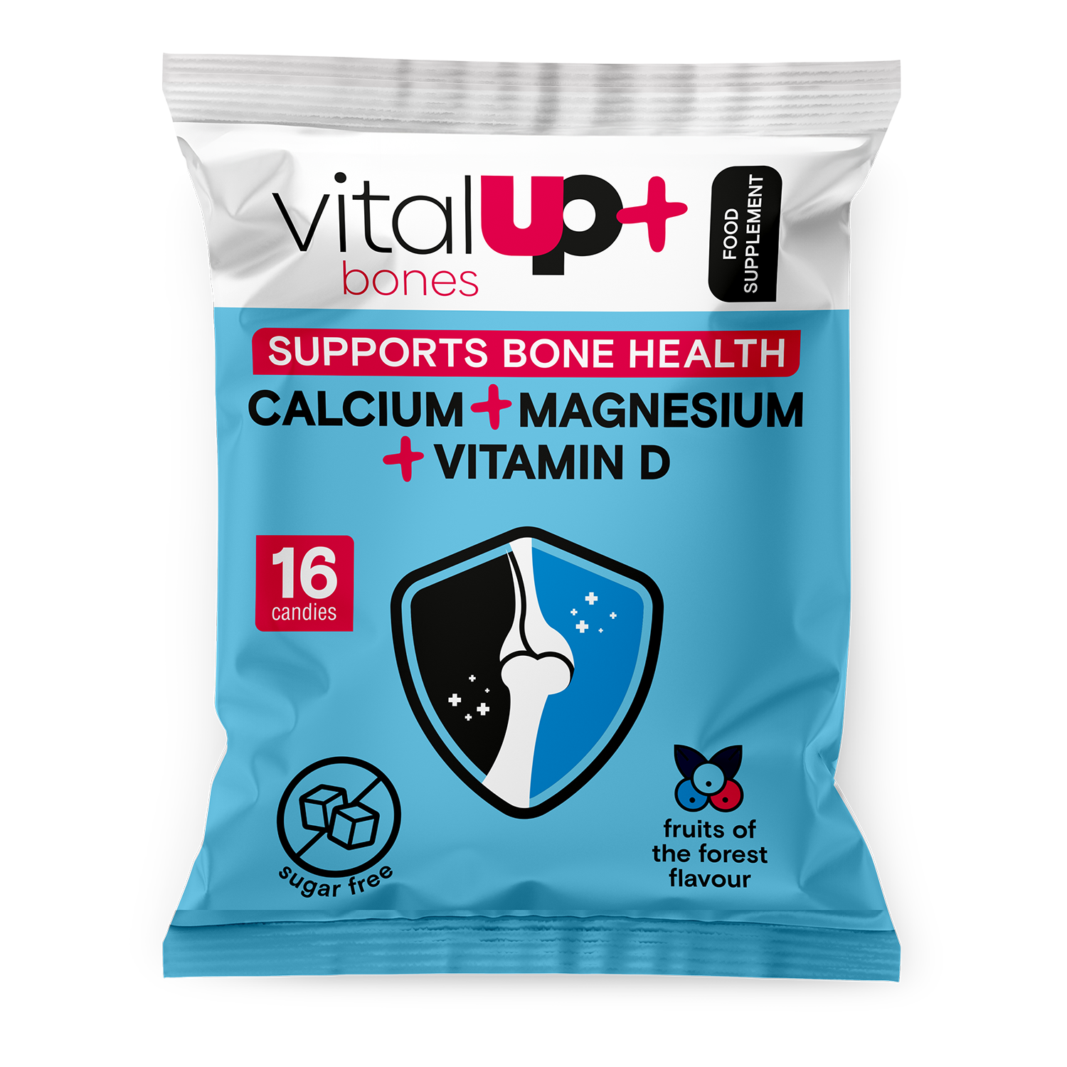 Complemento alimenticio sin azúcar Bones Supports Bone Health