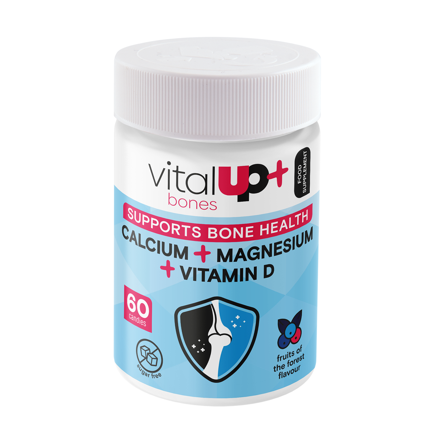 Complemento alimenticio sin azúcar Bones Supports Bone Health