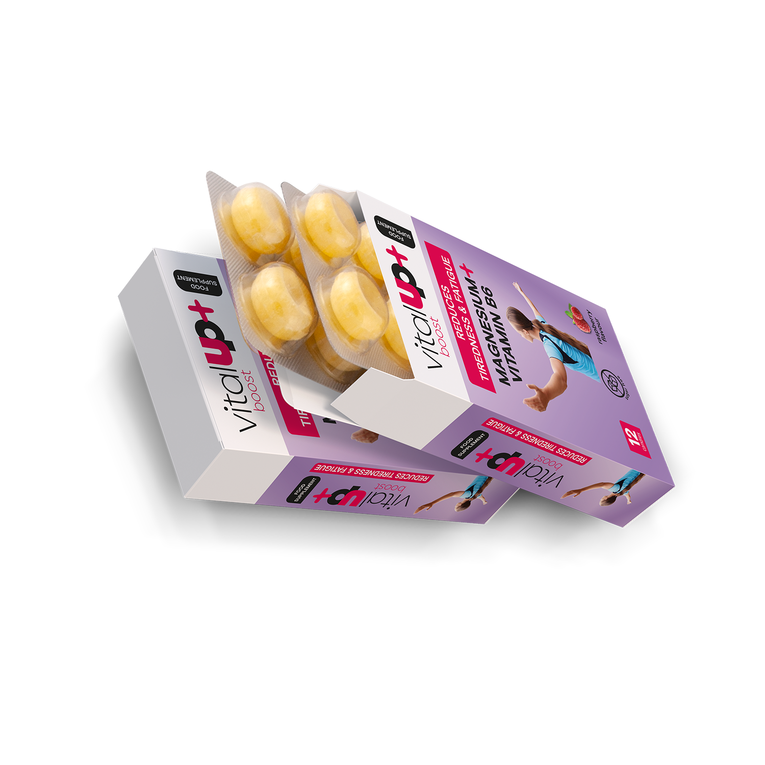 Complemento alimenticio sin azúcar Boost Reduces Tiredness & Fatigue