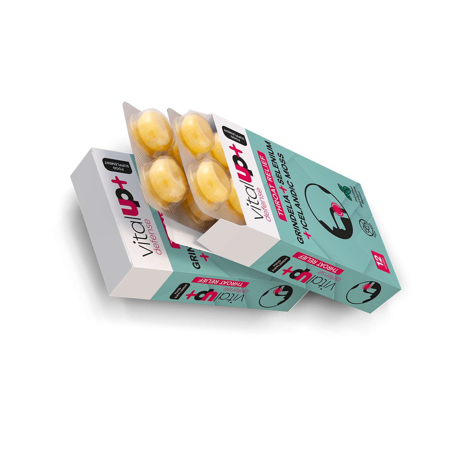 Complemento alimenticio sin azúcar Defense Throat Relief