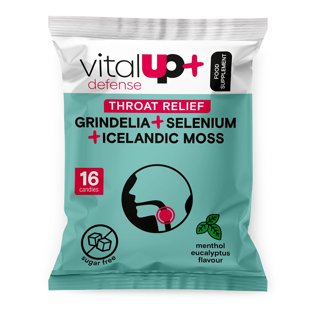 Zuckerfreies Nahrungsergänzungsmittel Defense Throat Relief