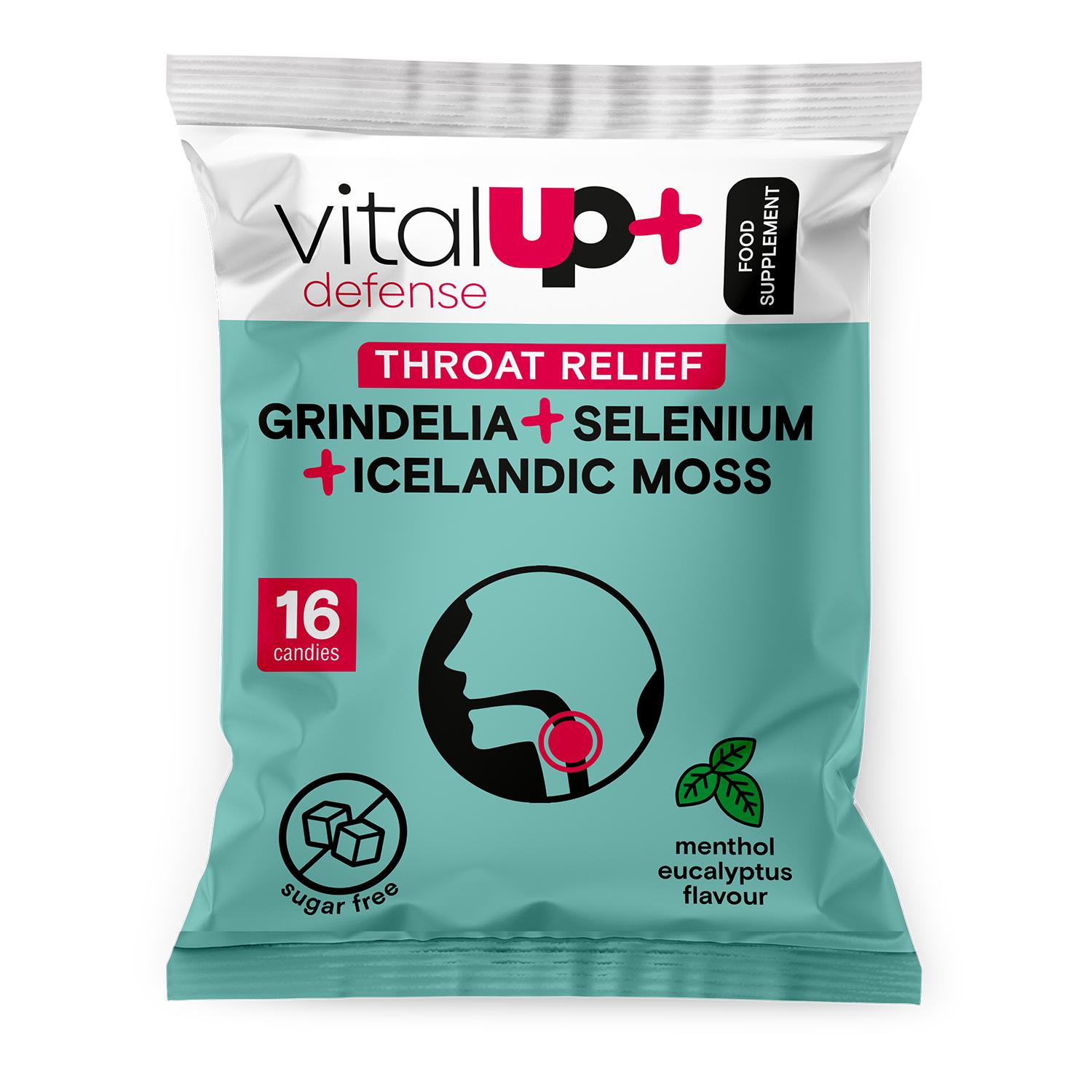 Complemento alimenticio sin azúcar Defense Throat Relief