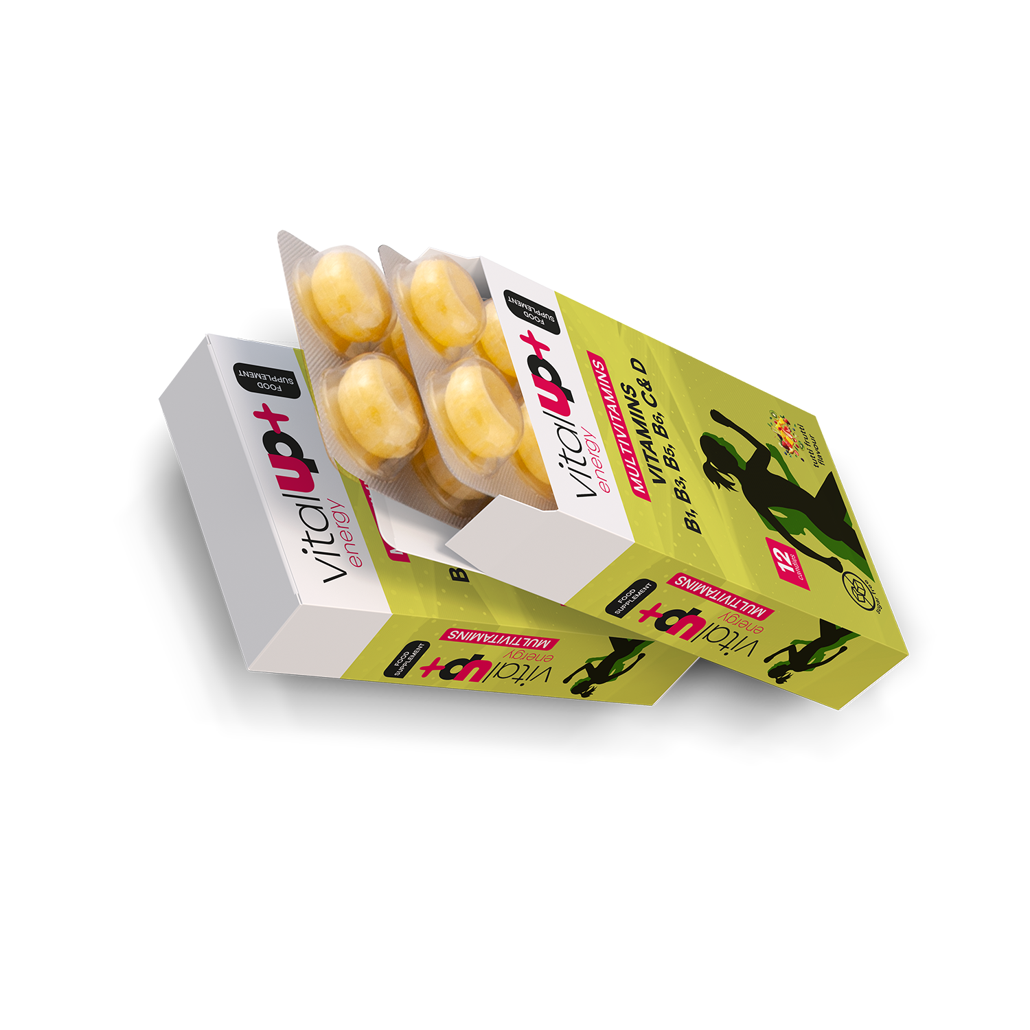 Complemento alimenticio sin azúcar Energy Multivitamins