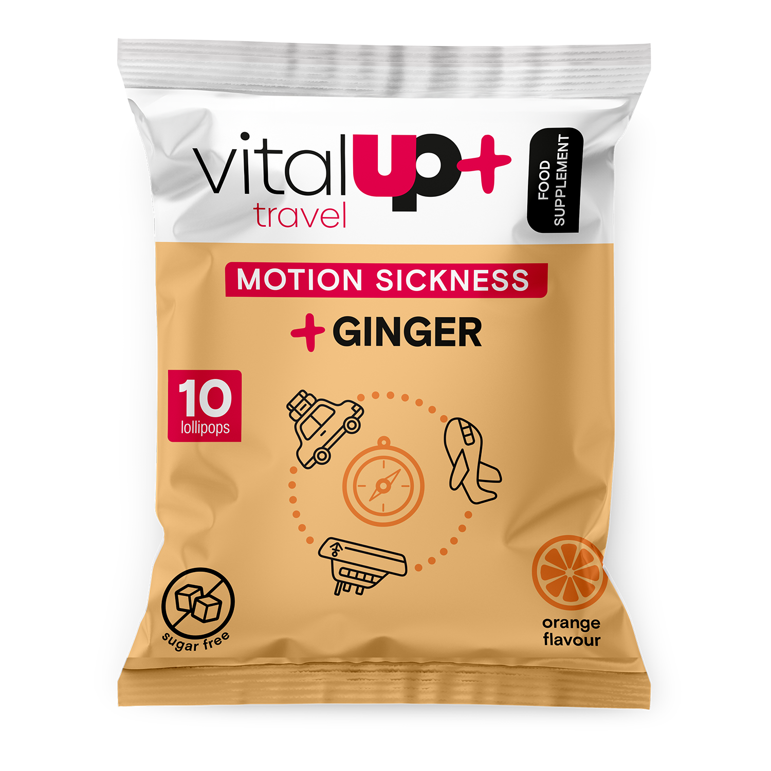 Complemento alimenticio sin azúcar Travel Motion Sickness