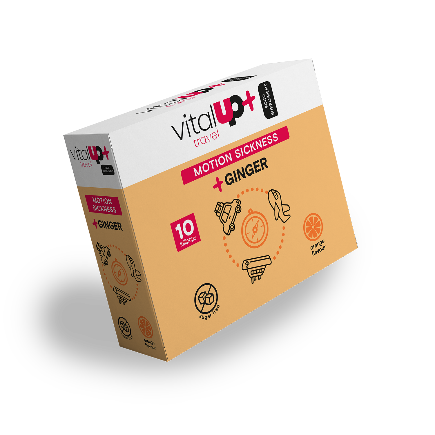 Complemento alimenticio sin azúcar Travel Motion Sickness